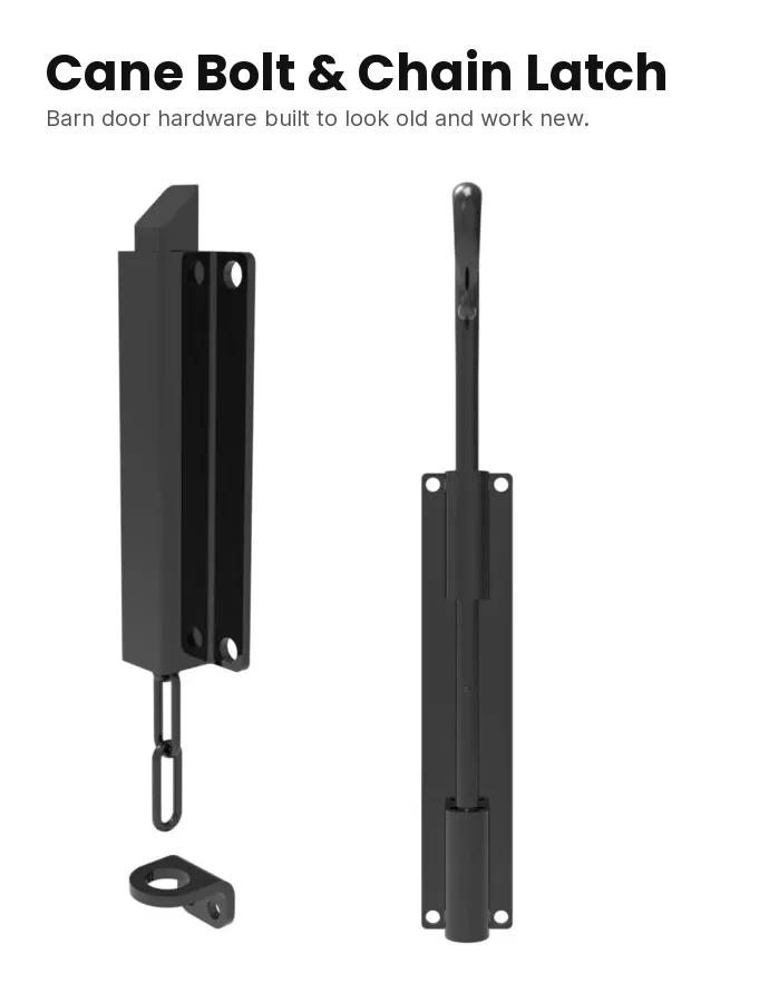 Cane Bolt & Chain Latch, a real case study by CADLETE Designs