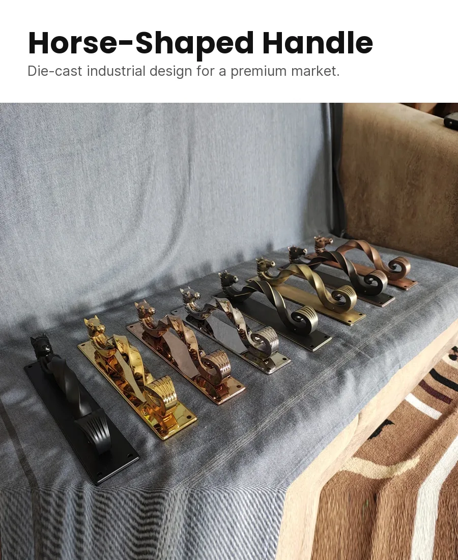 Horse-Shaped Handle, a real case study by CADLETE Designs