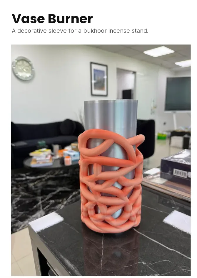 Vase Burner, a real case study by CADLETE Designs